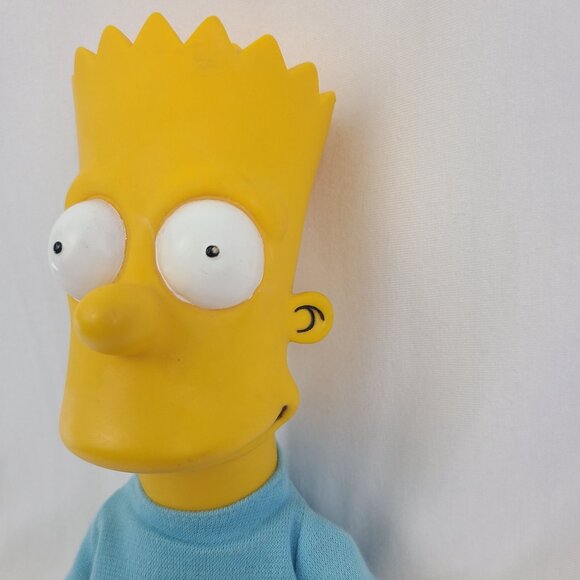 The Simpsons Bart Doll 1990 Plastic Head Arms Legs Dan Dee 11" Matt Groening - Picture 2 of 13